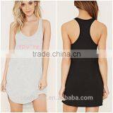Relaxed Fit Sleeveless Custom Printing Women Sexy Night Sleeping Dress With a Racerback