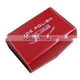 2015 Fashionable Red Square Leather Shoe Polish Set/Shoe Care Kit Factory thumbnail-2