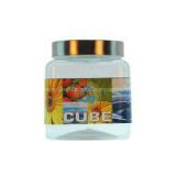 Cube Jar Steel Cap 750ml