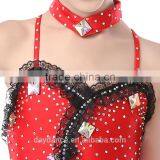 Kids Low Back Sexy Harness Dress Children Girl Ballroom Performance Latin Dance Dress thumbnail-4