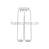 Child Rounded Jazz Pants. Long Jazz Pants. thumbnail-3