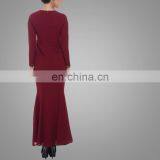 Malaysia Beautiful Traditional Dress Embroidered Design With High Quality Baju Kurung For Women Muslim Long Dress thumbnail-2