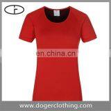 Plain Color Custom Ladies Quick Dry T-shirts thumbnail-1