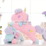 New design custom made funny plush unicorn toys tissue box cover good quality home decoration toys