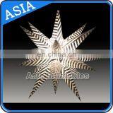 Hanging Inflatable Led Star For Christmas ; Inflatable Star Stage Decoration