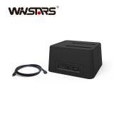 Winstars USB-C Dual Bay Docking Station for 2.5&3.5 thumbnail-3