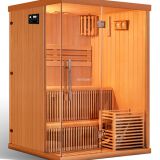 Luxury Design Cedar Wood Sauna Single/ Couple Infrared sauna KD series