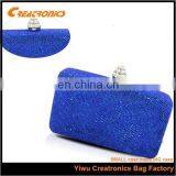 China New Blue Evening Clutch Bags