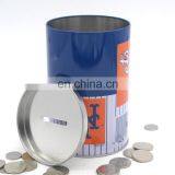 Custom Recycled Round Metal Tin Box Container for Money Wholesale thumbnail-4