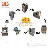 Commercial Small Semi Automatic Frozen French Fries Fryer Processing Plant Sweet Potato Chips Making Machine Price thumbnail-1