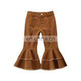 Kids Pant For Girls Bell Bottoms Flare Leg Pants thumbnail-3