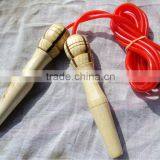 Jump Rope / Skipping Rope Wooden Handle Nylon Rope thumbnail-1