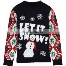 Wholesale Custom Letter Women Ugly Christmas Sweater thumbnail-4