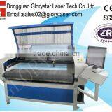 Distributor Wanted Auto Feeding and Unloading Laser Cutting Machine for Textiles GLC-1610F With Automatic Rolling System