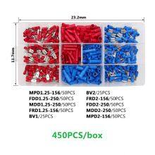 250PCS Combination Set Insulated Wiring Male and Female End Brass thumbnail-3