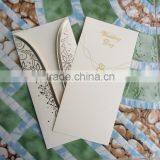 2016 Hot Sale Ivory Gold Foil European Tradition Elegant Wedding Card thumbnail-2