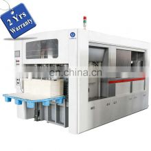TMQ950 Industrial Automatic PE coated  Fast Food Paper Box Tray Die Cutting and Creasing Machine with Stripping and stacking