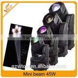 New arrival 45w sharpy beam led mini beam moving head / mini stage lighting beam