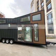 Prefabricated Wooden Travel Trailer Caravan Fashionable Off Road Camping Trailer Luxury Tiny House With High Quantity thumbnail-5