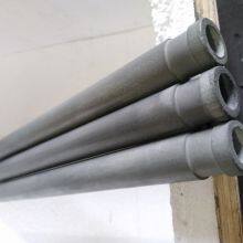 NSiC Thermocouple Protection Tubes, Nitride Bonded Silicon Carbide Ceramic Tubes, Advanced NSiC Heating Protective Tubes