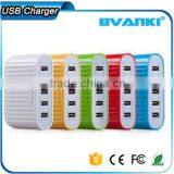 Low Price OEM Factory Supply CE ROHS FCC Approved Newest Portable Fast Multi USB Smart Charger 40w 5v 6a 5 Port Usb Charger thumbnail-5