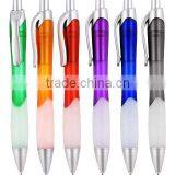 Colorful Ball Pen With Rubber Grip for Promotional Gift