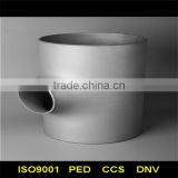 seamless reducing sand rolling pipe tee