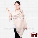 100 % Pure Cashmere Scarves Sweater Crochet Lady Poncho Cashmere With Buffalo Horn Button thumbnail-2