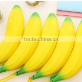 Novelty Silicone Portable Banana Coin Pencil Case Purse Bag Wallet Pouch Keyring thumbnail-1