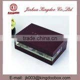 Jinhua Supplier Handmade Luxurious Wooden Jewelry Box With Clear Lid thumbnail-3