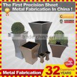 Kindle 2014 New Polychrome Galvanized Oblong Stainless Steel Flower Plater