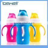 Plastic Bottle With Straw,children Drinking Plastic Bottle