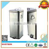 Professional Maunfacture Mteal Squared Recycling Outdoor Waste Bin