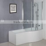 P shape acrylic bathtub,baby bathtub,square acrylic bathtub