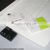 USB 2.0 HUB+USB 2.0 Card Reader COMBO HUB Spports TF/Micro SD/M2/SD/MS