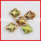 Handmade Cloisonne Metal Beads(CLB-S005-4)