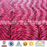 Zebra Print S Shape Brushed Micro Minky Brushed and Printed EF Velboa Fabric
