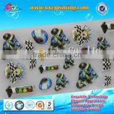Motorcycle Picture Assemble Self Adhesive Cartoon Puffy Foam Stickers, Customized Label thumbnail-1