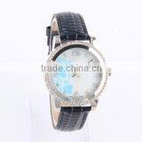 Wrist Ladies Vogue Leather Watch Crystal thumbnail-5