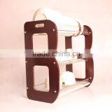 Living Room Furniture 3 Tiers Wooden Dish Rack With Utensil Holder and Cup Holder Quality Choice thumbnail-4