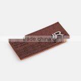 Popular Fashion Debossed Printing Brand Leather Patches for Man thumbnail-2