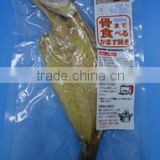 A wide variety of whole eaten dried food fish with edible bone