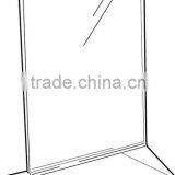 Acrylic Double Sides Menu Holder or Menu or Menu Display or Menu Stand thumbnail-1