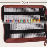 Factory Wholesale Roll Up Wrap Pencil Case;Roll Up Canvas Pencil Case thumbnail-6