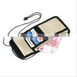 Genuine Neck Hanging Boarding Pass Holder Travel Document Organizer Passport Holder thumbnail-3