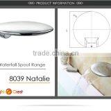 Elegant Brass Bathroom Cascade Waterfall Taps thumbnail-6