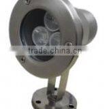 CE RoHS ErP Certified V4A/#316 Stainless Steel Shell AC/DC12V 3W RGB/W Outdoor LED Underwater Light IP68 Structural Waterproof thumbnail-1