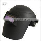 Black Solar Power Auto Darken Welding Helmet Crochet Roman Helmet thumbnail-1