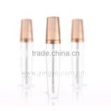Chubby Empty Gold Transparent Lipgloss Bottle thumbnail-1