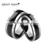 Coolman Newest Zirconia Ceramic Ring Wedding Ring Moroccan Black Ceramic Ring Ceramic Jewelry Designs thumbnail-1
